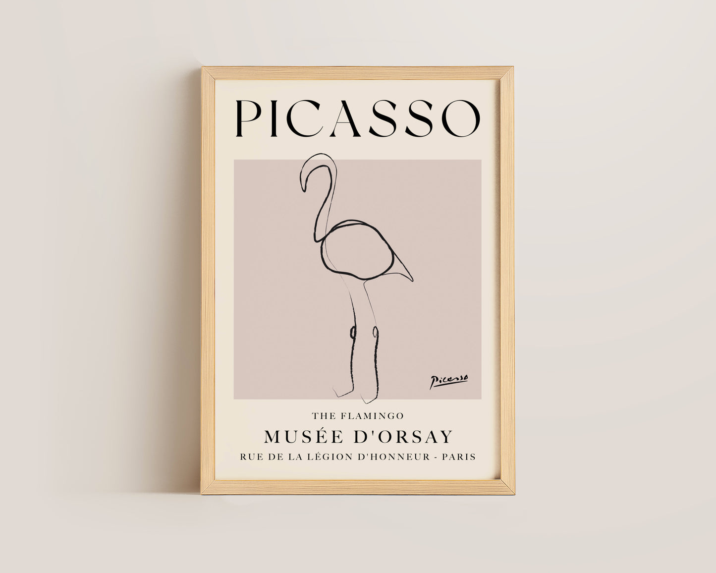 Picasso The Flamingo Print