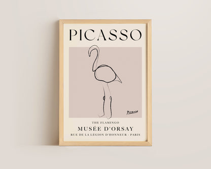 Picasso The Flamingo Print