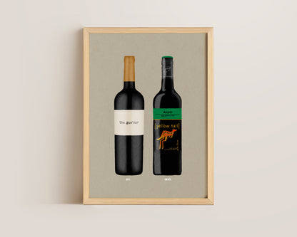 The Guvnor & Yellowtail Malbec Print