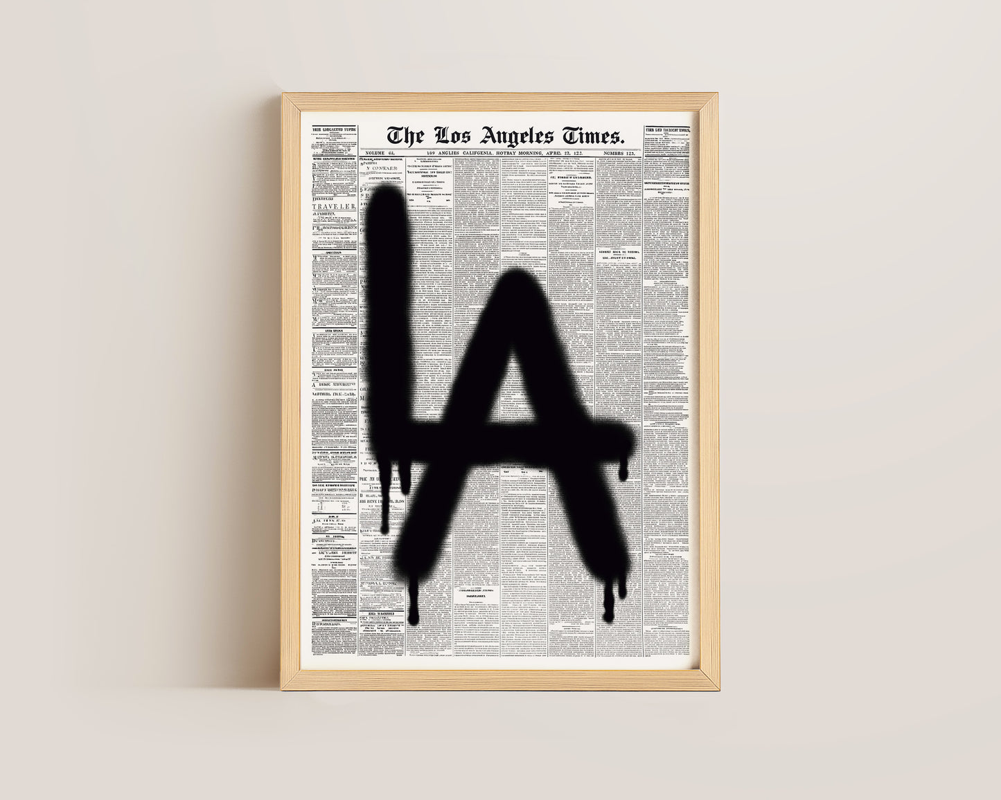 LA Newspaper Print