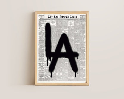 LA Newspaper Print