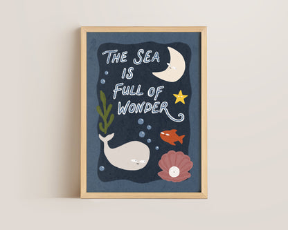 The Sea Is Full Of Wonder Print