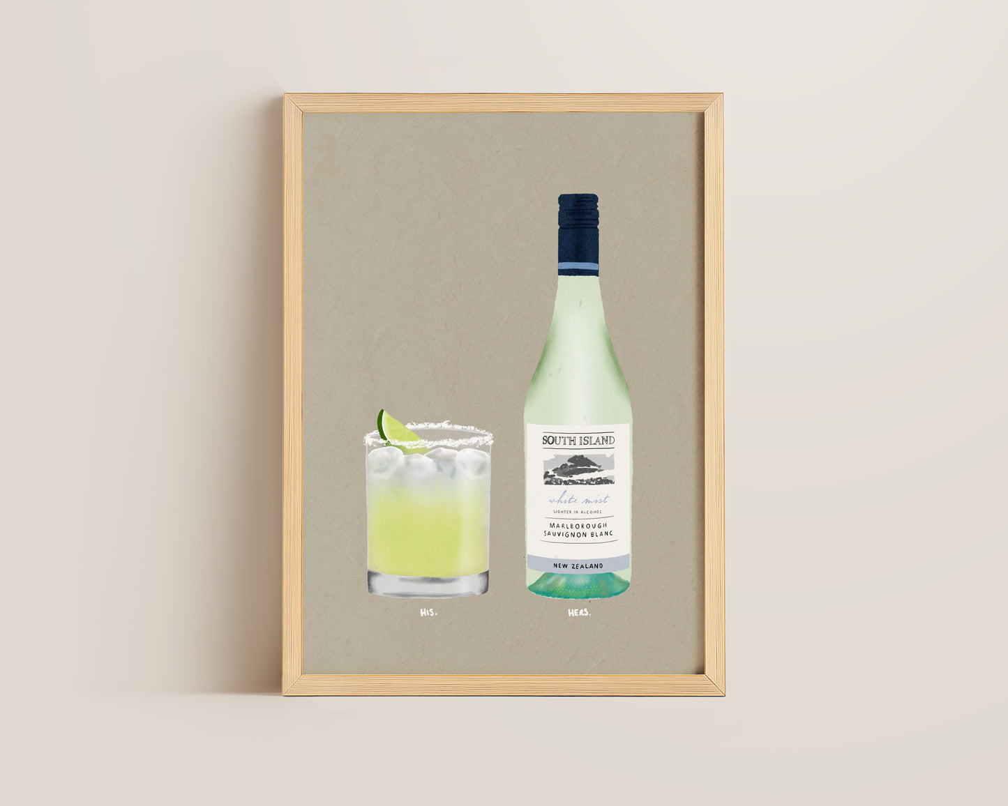 Tommy's Marg & South Island SB Print
