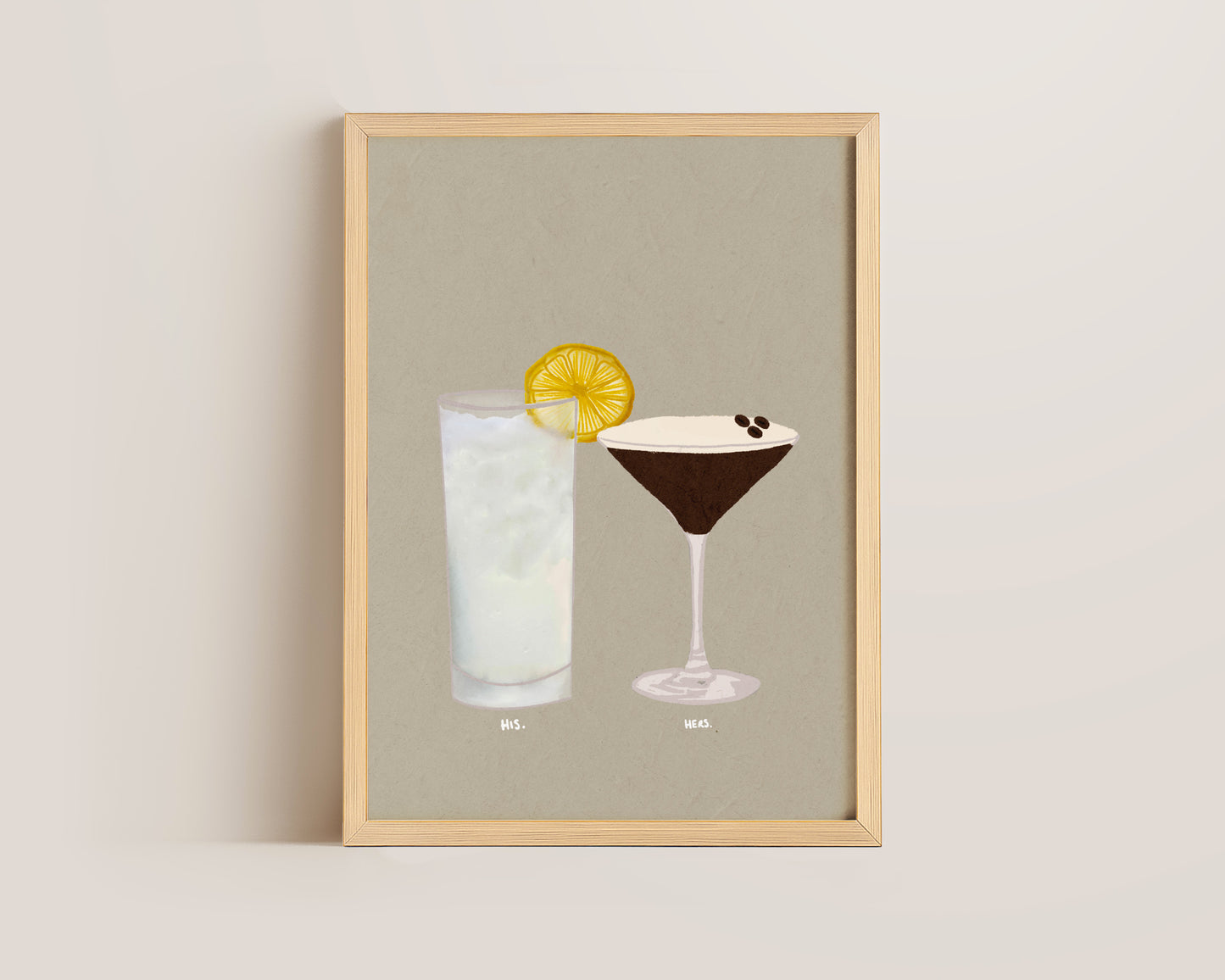 Vodka Lemonade & Espresso Martini Print