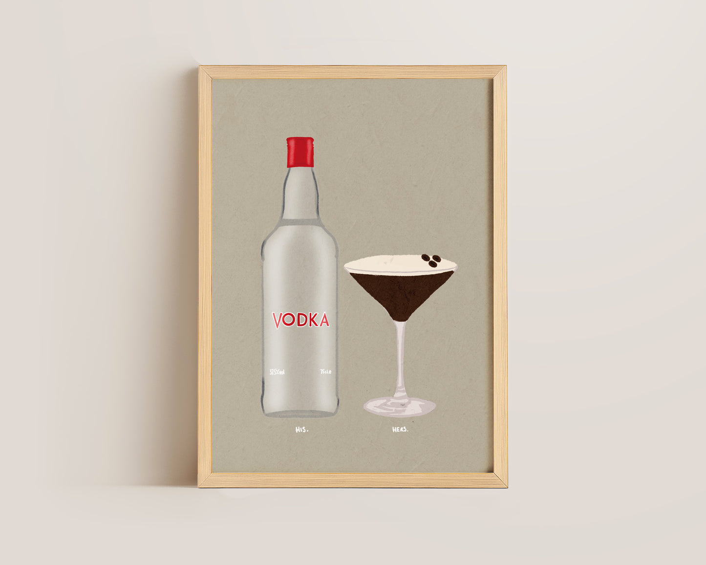 Vodka & Espresso Martini Print