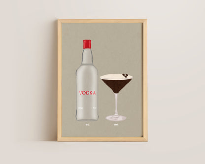 Vodka & Espresso Martini Print