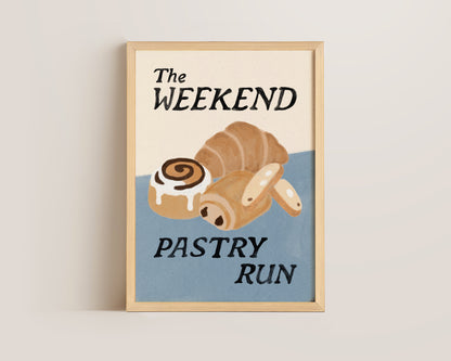 The Weekend Pastry Run Print