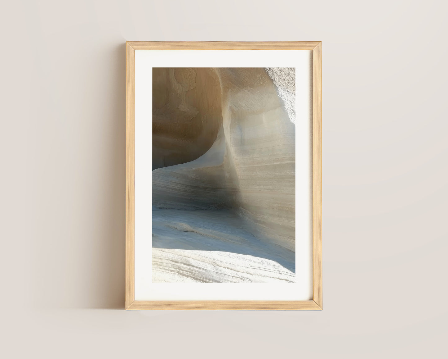 White Caves Print
