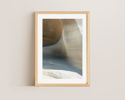 White Caves Print