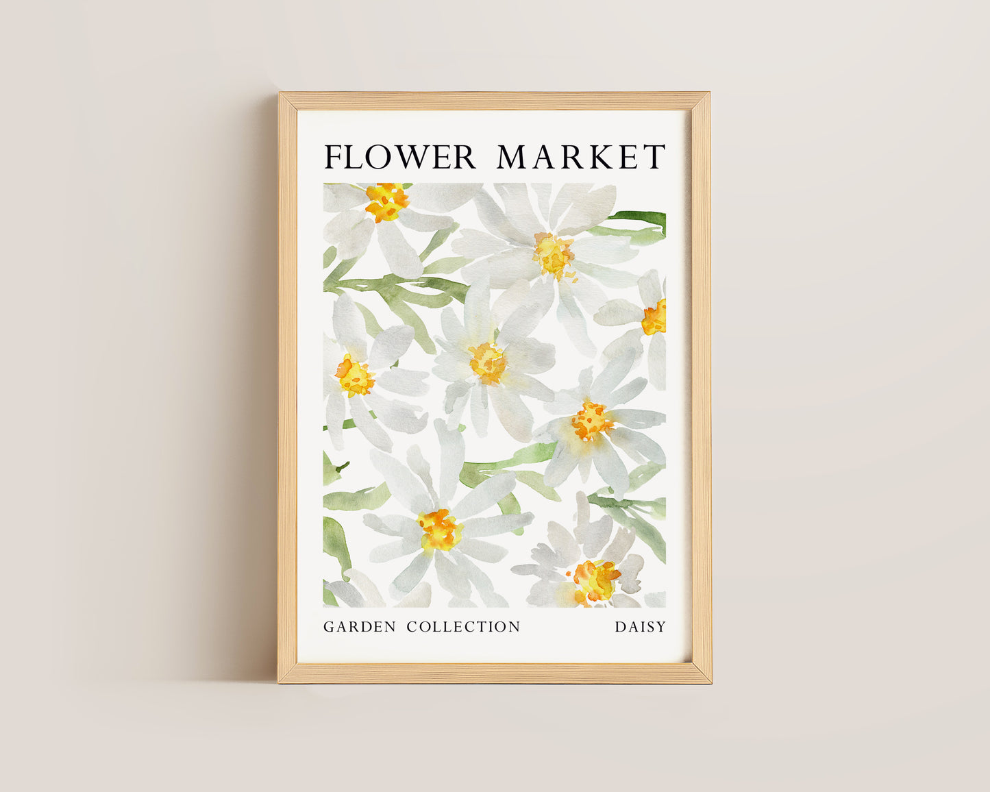 Flower Market Daisy Print
