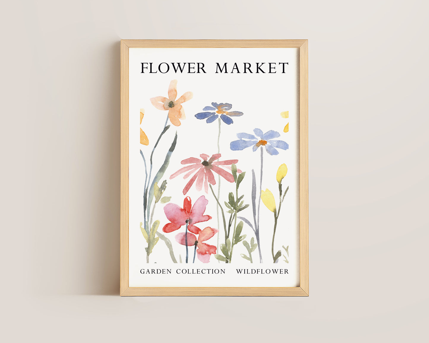 Flower Market Wildflowers Print