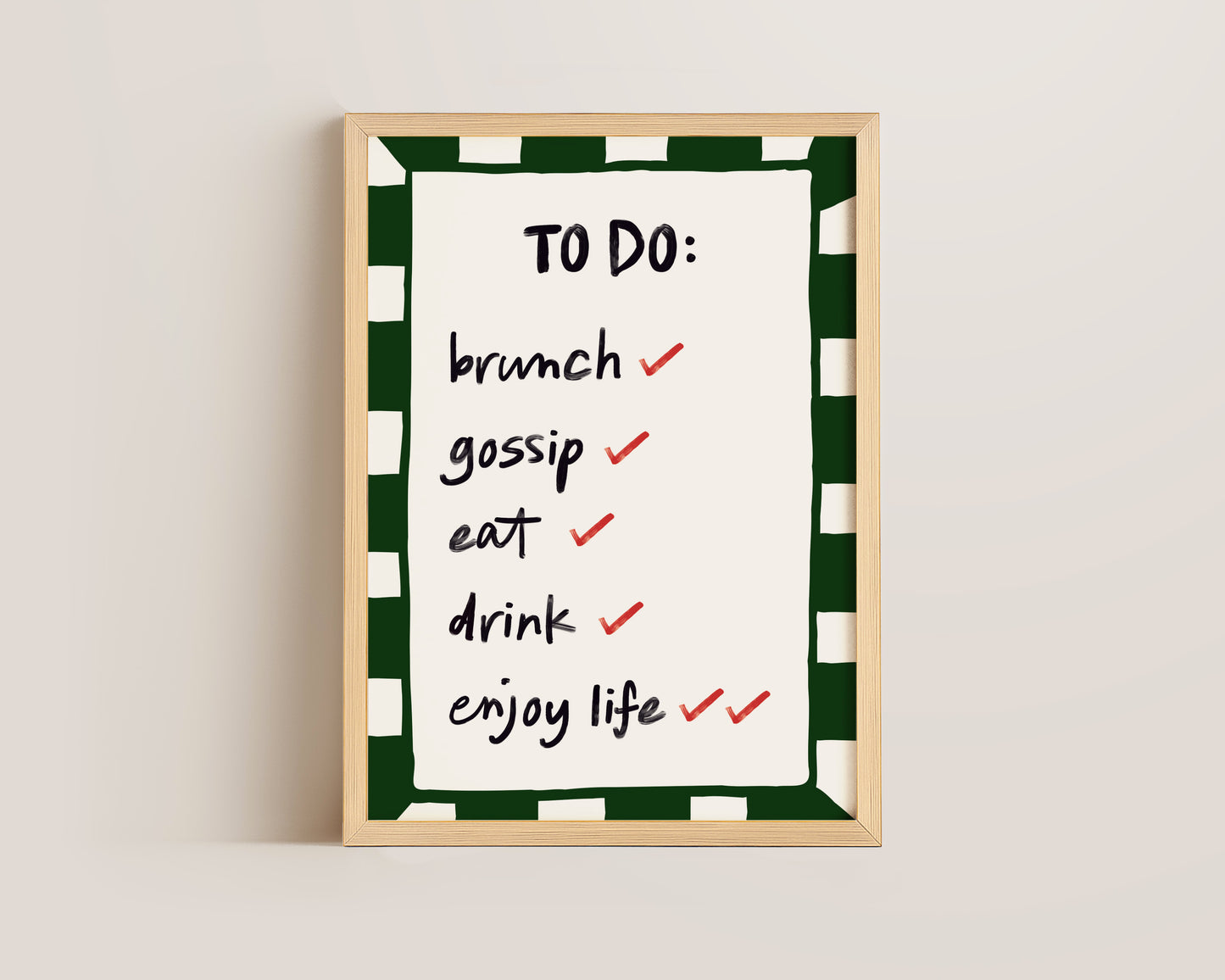 To Do List Wall Art Print