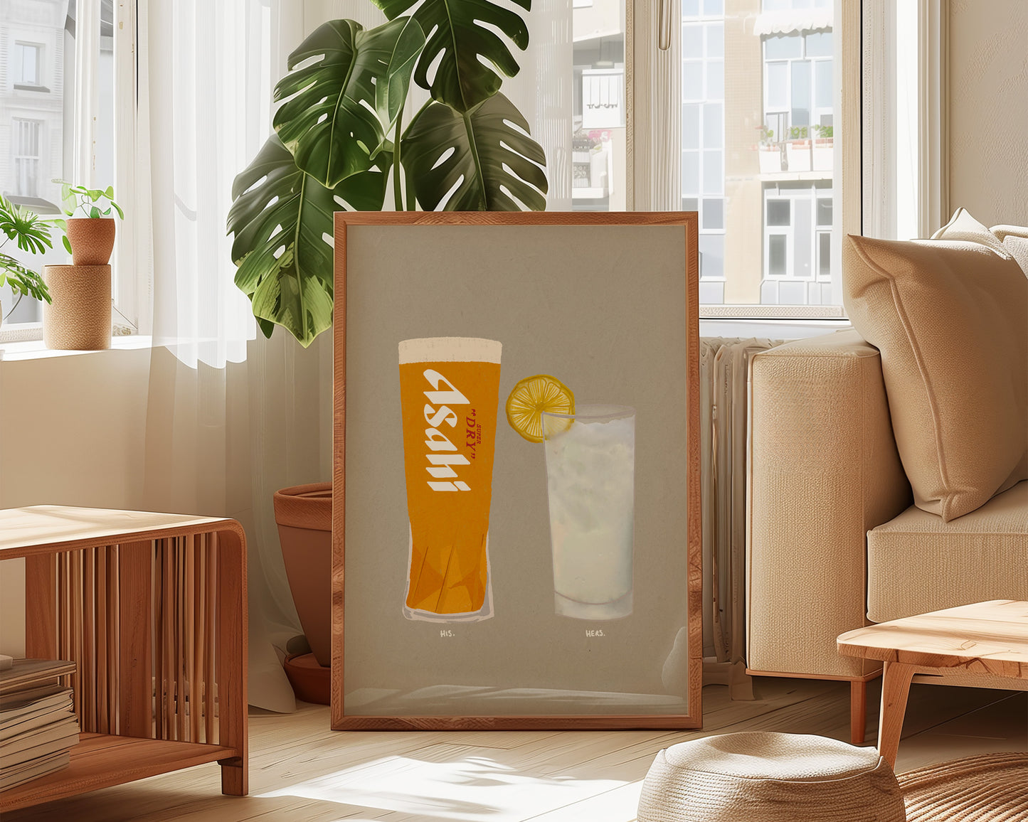 Asahi & Vodka Lemonade Print