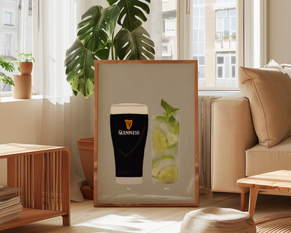 Guinness & Mojito Print