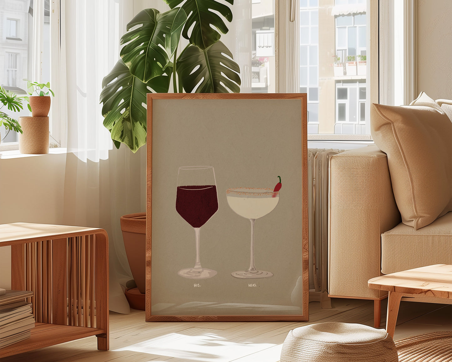 Red Wine & Spicy Marg Print