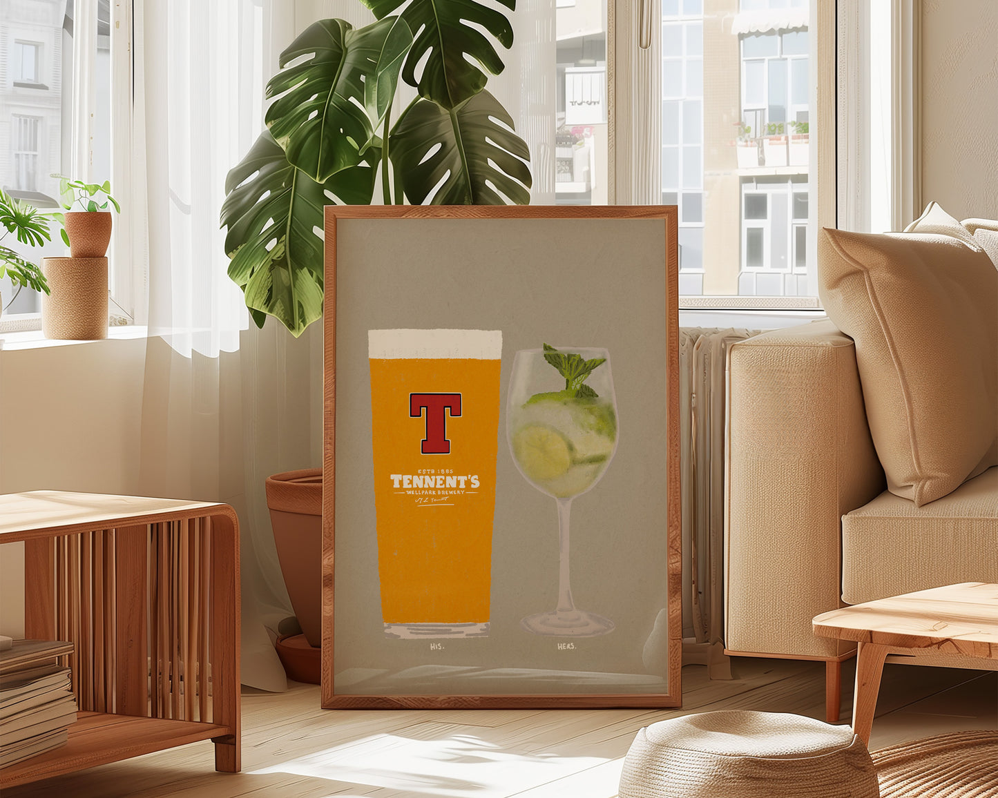 Tennent's & Hugo Spritz Print
