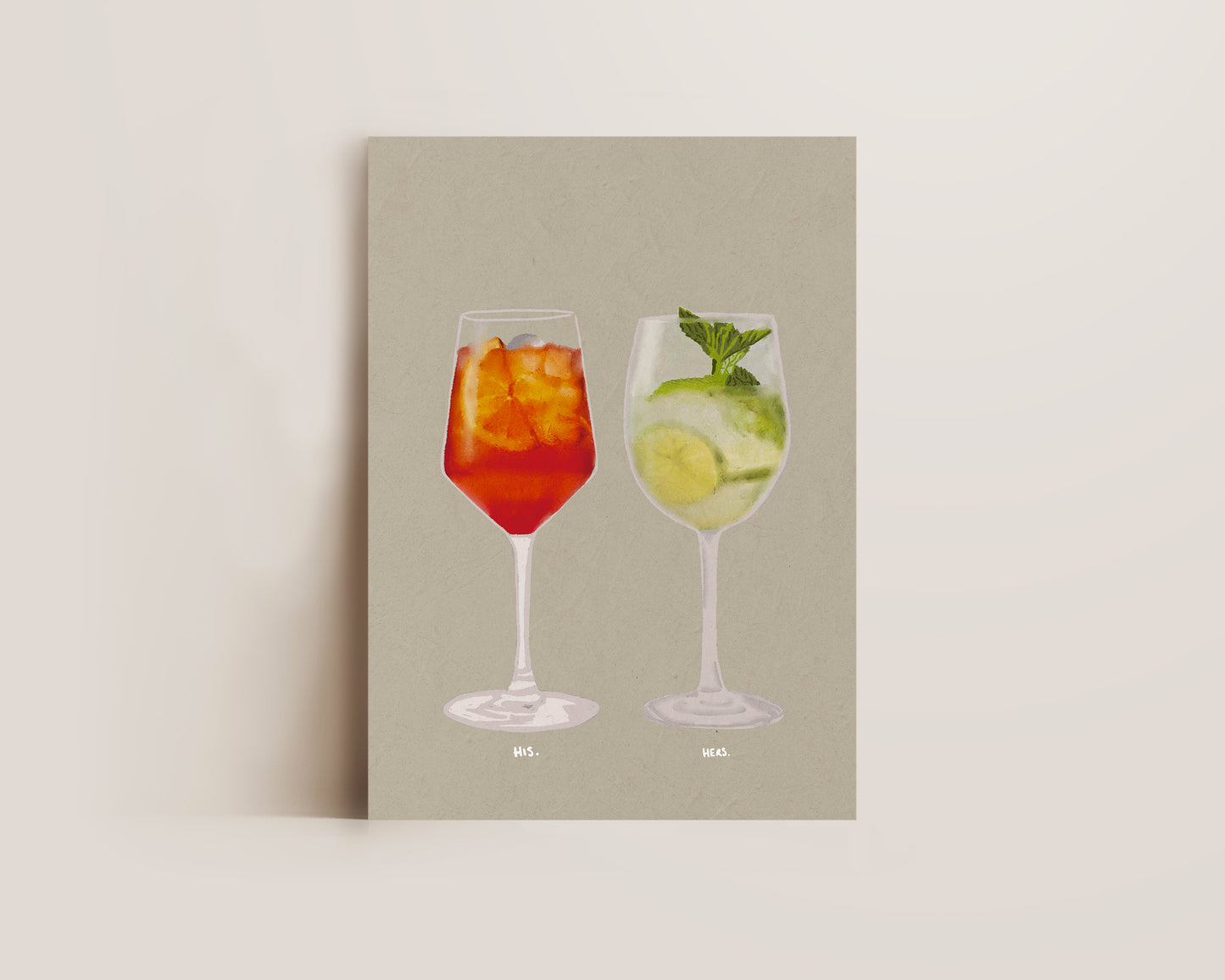 Aperol & Hugo Spritz Print