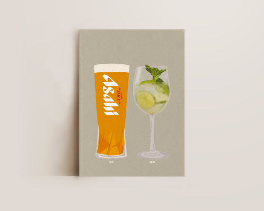 Asahi & Hugo Spritz Print