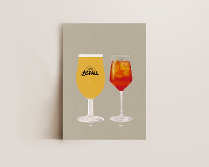 Aspall & Aperol Spritz Print