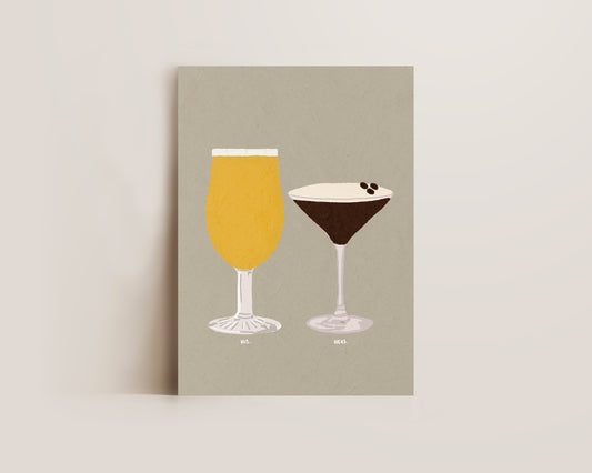 Cider & Espresso Martini Print