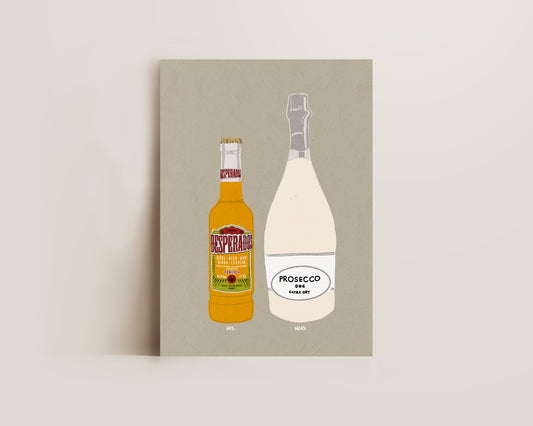 Desperados & Prosecco Print