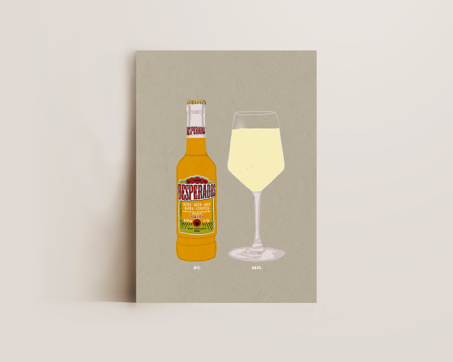 Desperados & White Wine Print