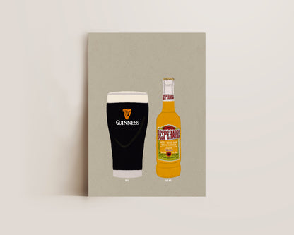 Guinness & Desperados Print