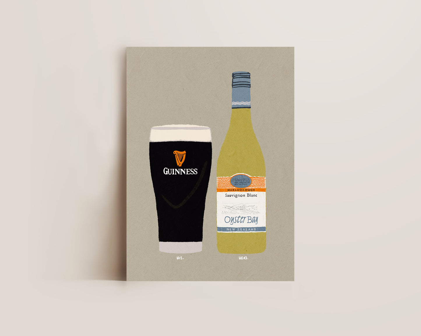 Guinness & Oyster Bay Print