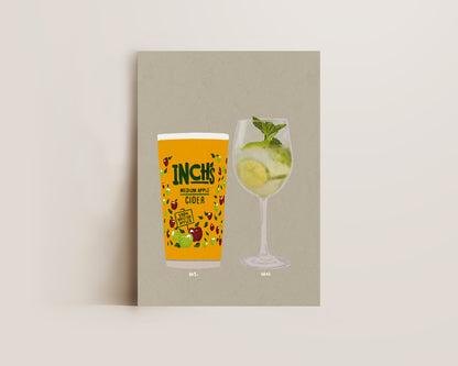Inch's & Hugo Spritz Print