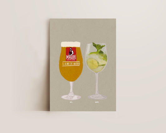 Madri & Hugo Spritz Print