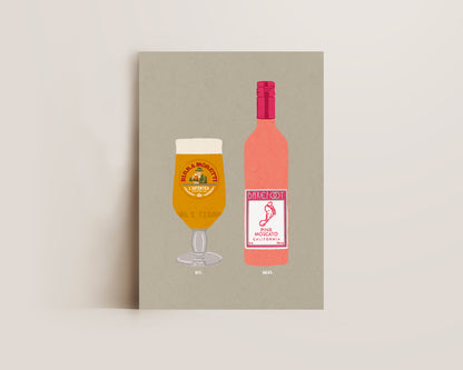 Moretti & Pink Moscato Print