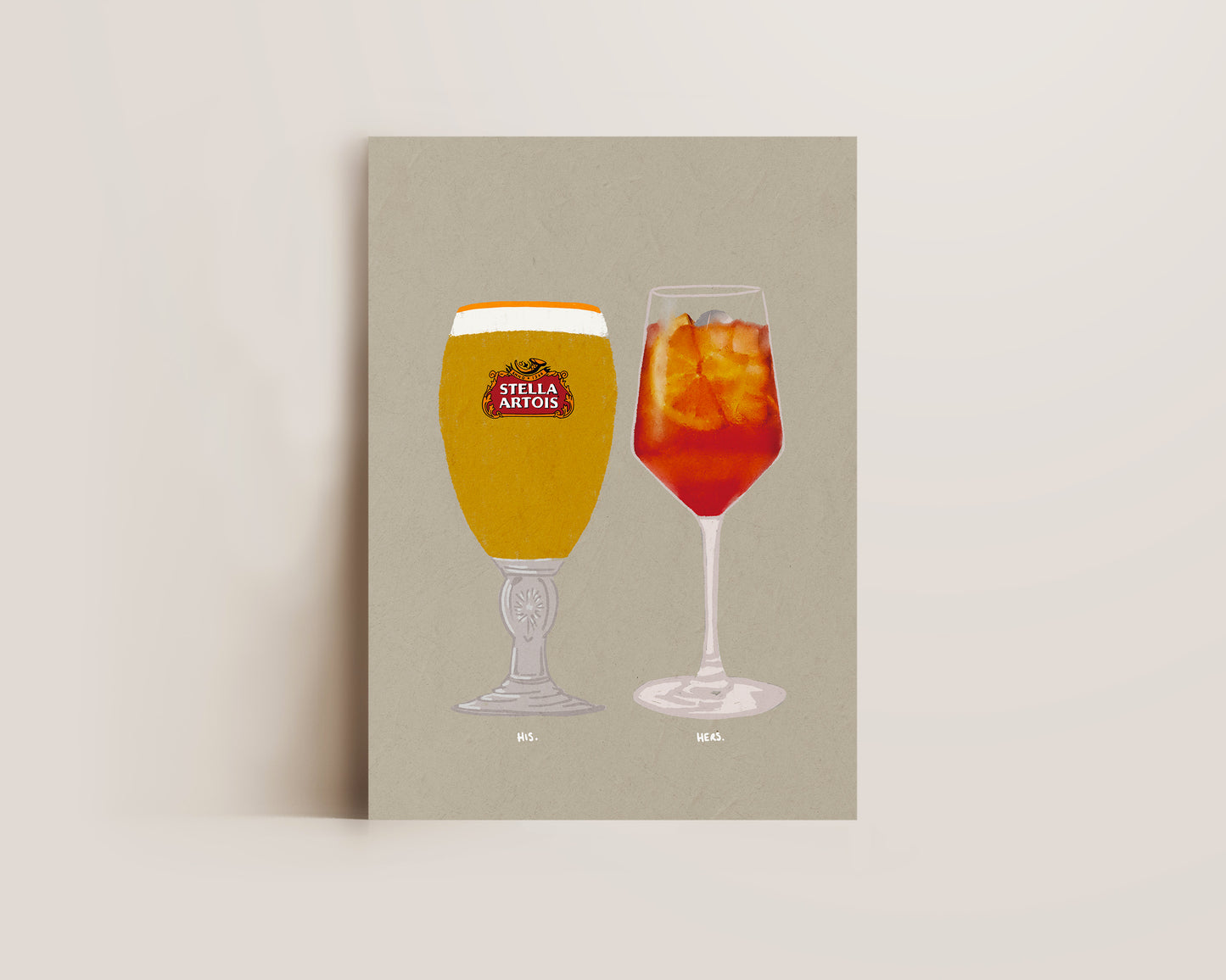 Stella & Aperol Spritz Print