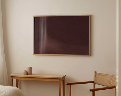 Plum Abstract Wall Art Print