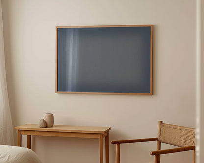 Sky Blue Abstract Wall Art Print