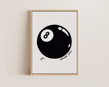 8 Ball Canvas