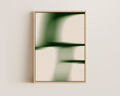 Green Blur No. 2 Canvas