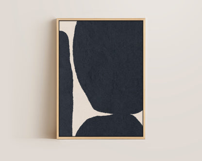 Blue Shapes Canvas