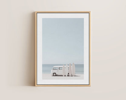 Camper Van Surf Canvas