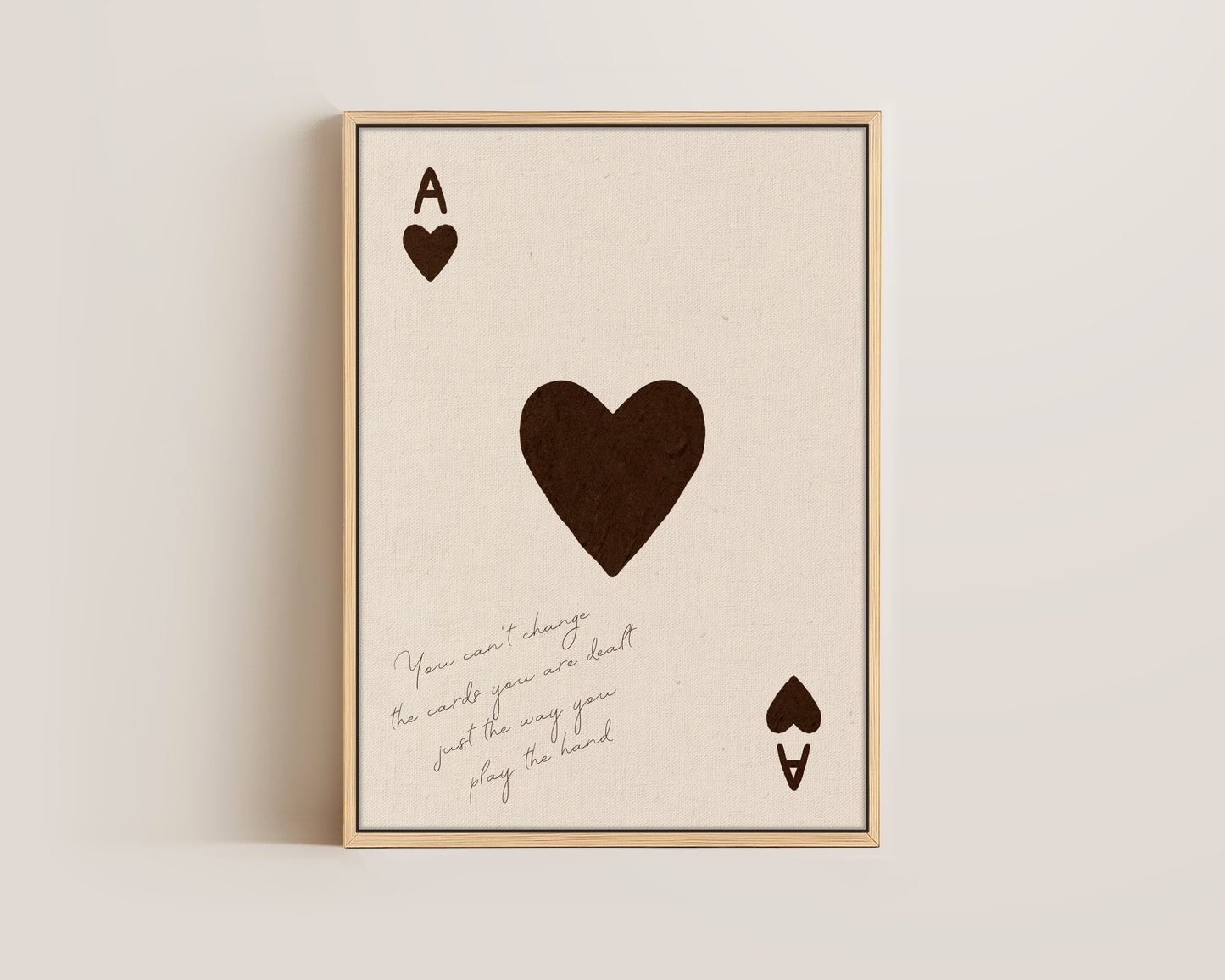 Cards You Are Dealt Canvas