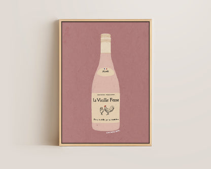Chicken Wine Canvas