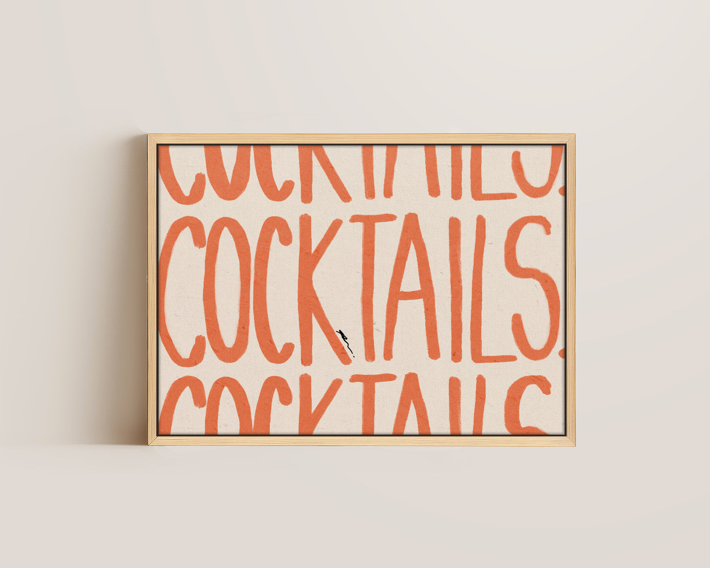 Cocktails Canvas