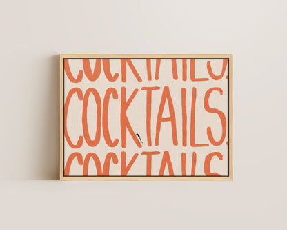 Cocktails Canvas