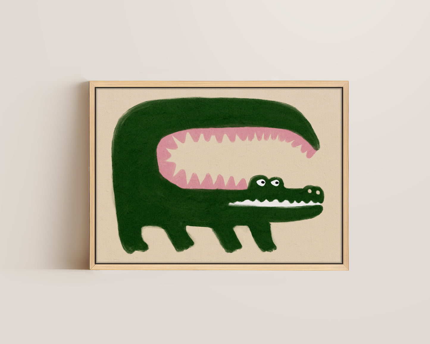 Crocodile Canvas