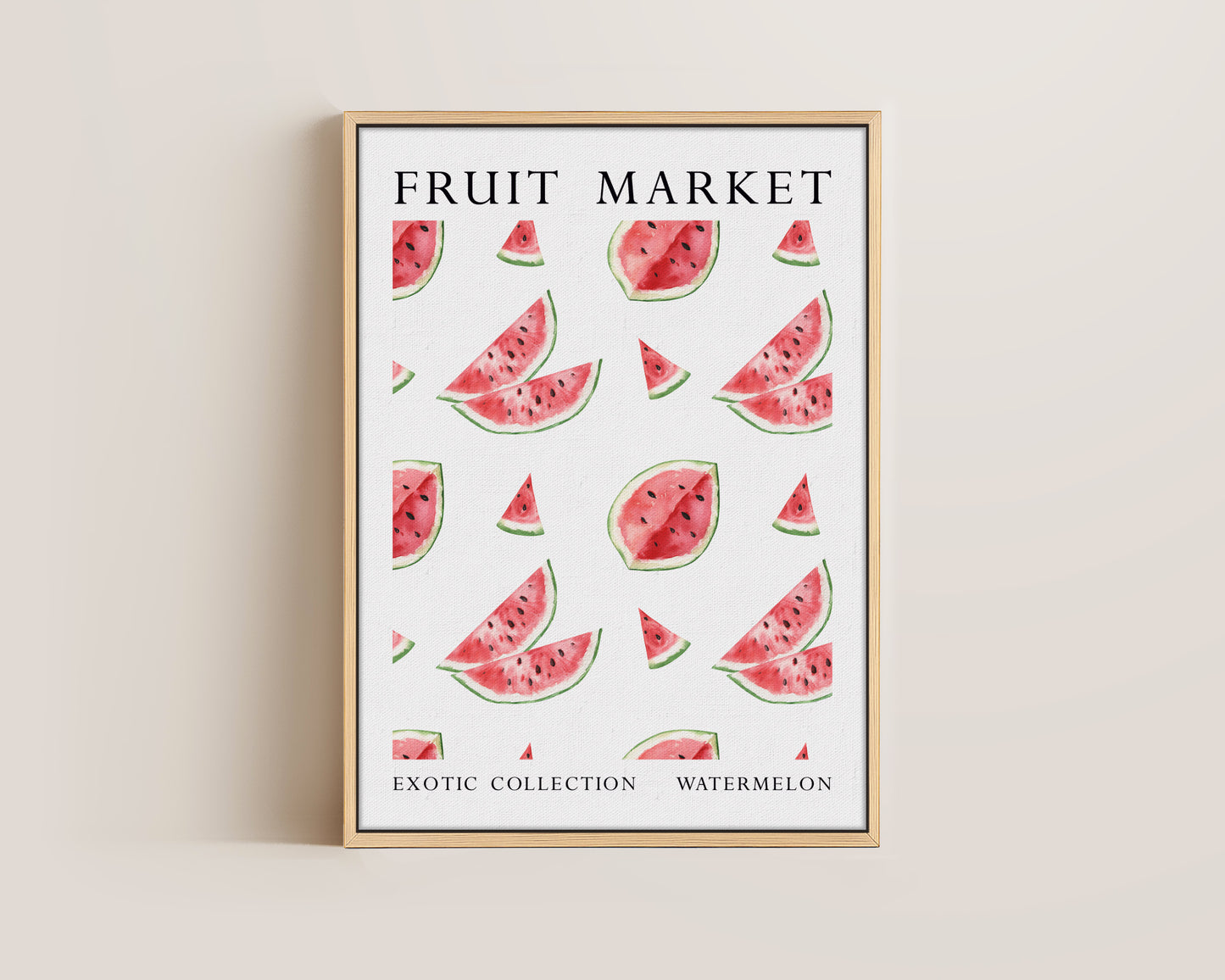 Fruit Market Watermelon Canvas