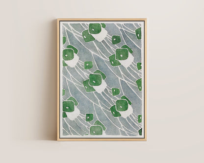 Green Abstract Canvas