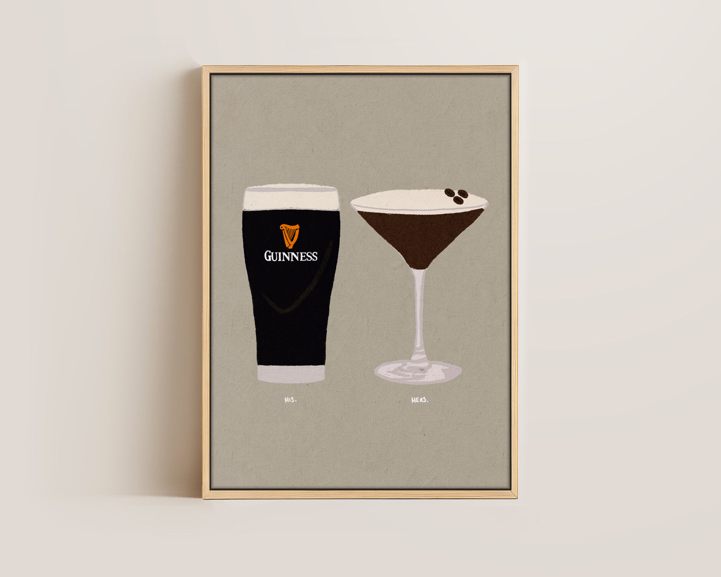 Guinness & Espresso Martini Canvas