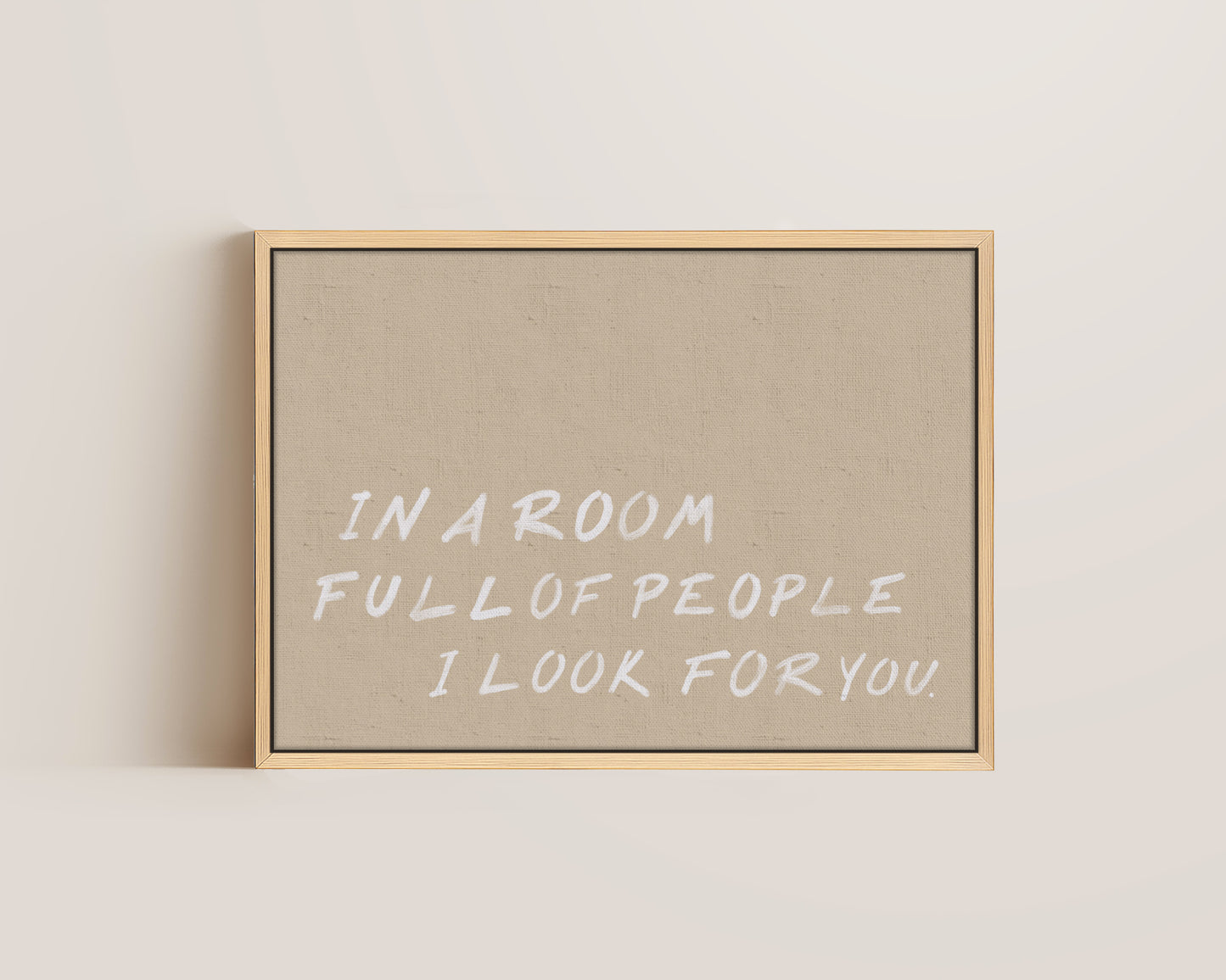 Room Full Of People Canvas