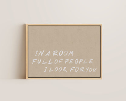 Room Full Of People Canvas