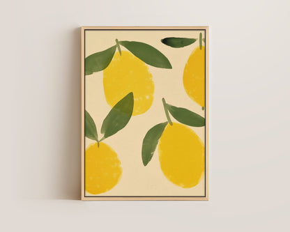 Lemons Canvas