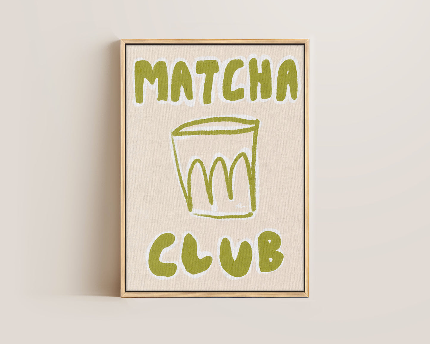 Matcha Club Canvas